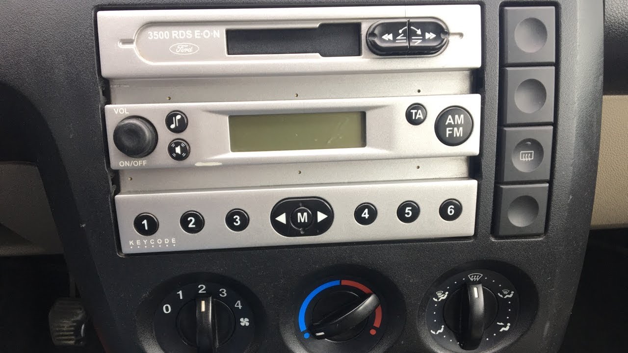 Ford fiesta 2002-2005 kasetçalar sökümü / mk5 radio removal