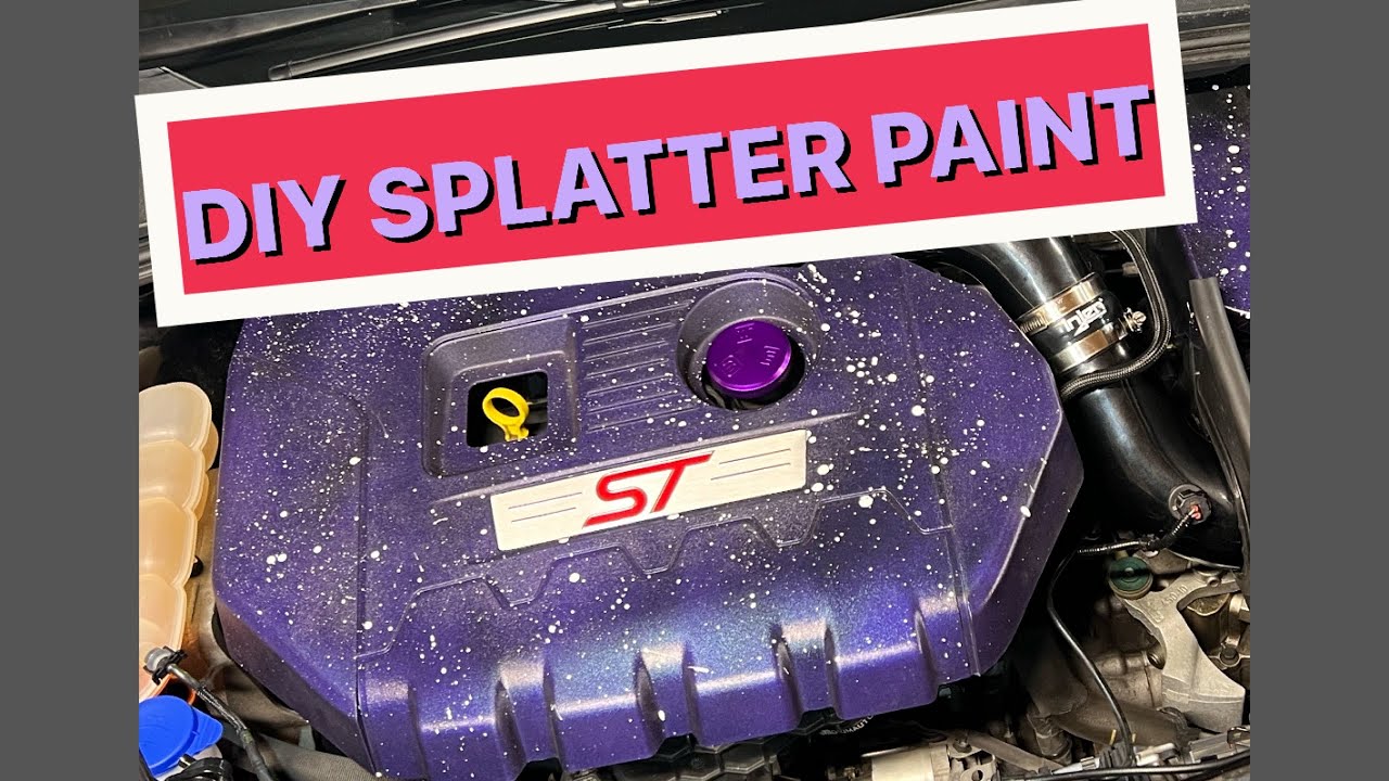 CUSTOM PAINTED FOCUS ST ENGINE COVER