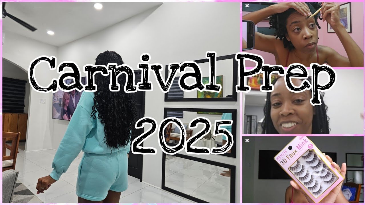 Trinidad Carnival 2025- Prep for the Road with me 🥳🥳