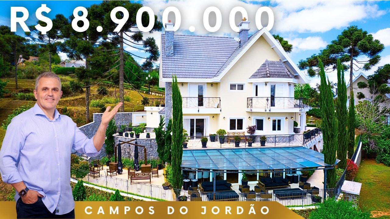 Um Refúgio de R$ 8,9 Milhões Que Une Sofisticação e Natureza em Campos do Jordão !!!