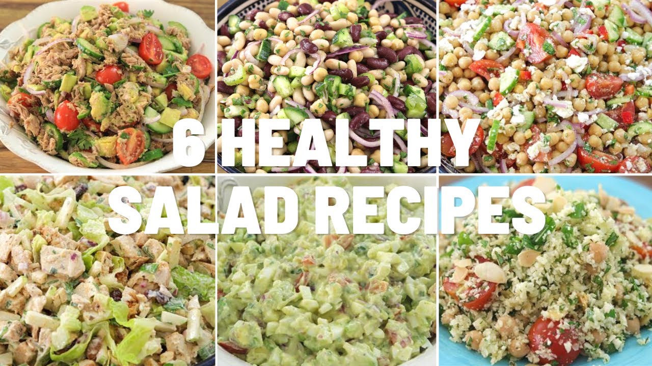 6 Easy and Healthy Salad Recipes