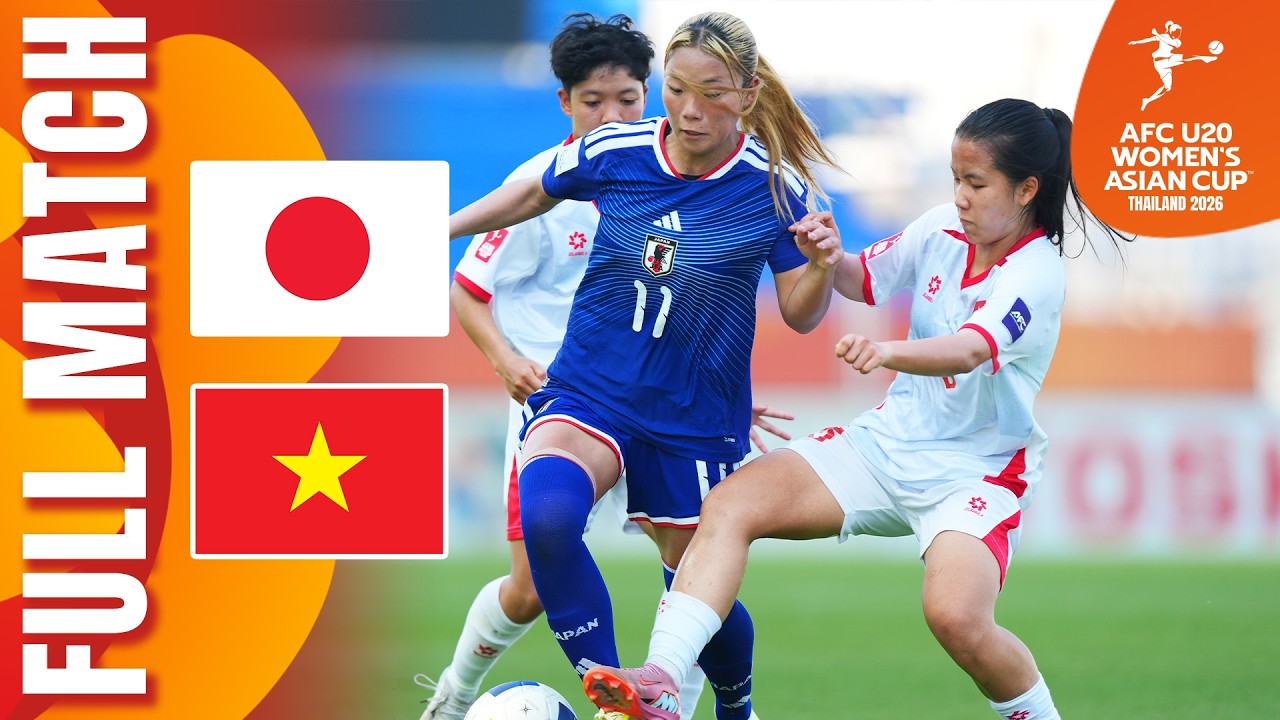Japan vs Vietnam | Full Match | Quarter-Finals &ndash; AFC U20 Women's Asian Cup&trade; 2026