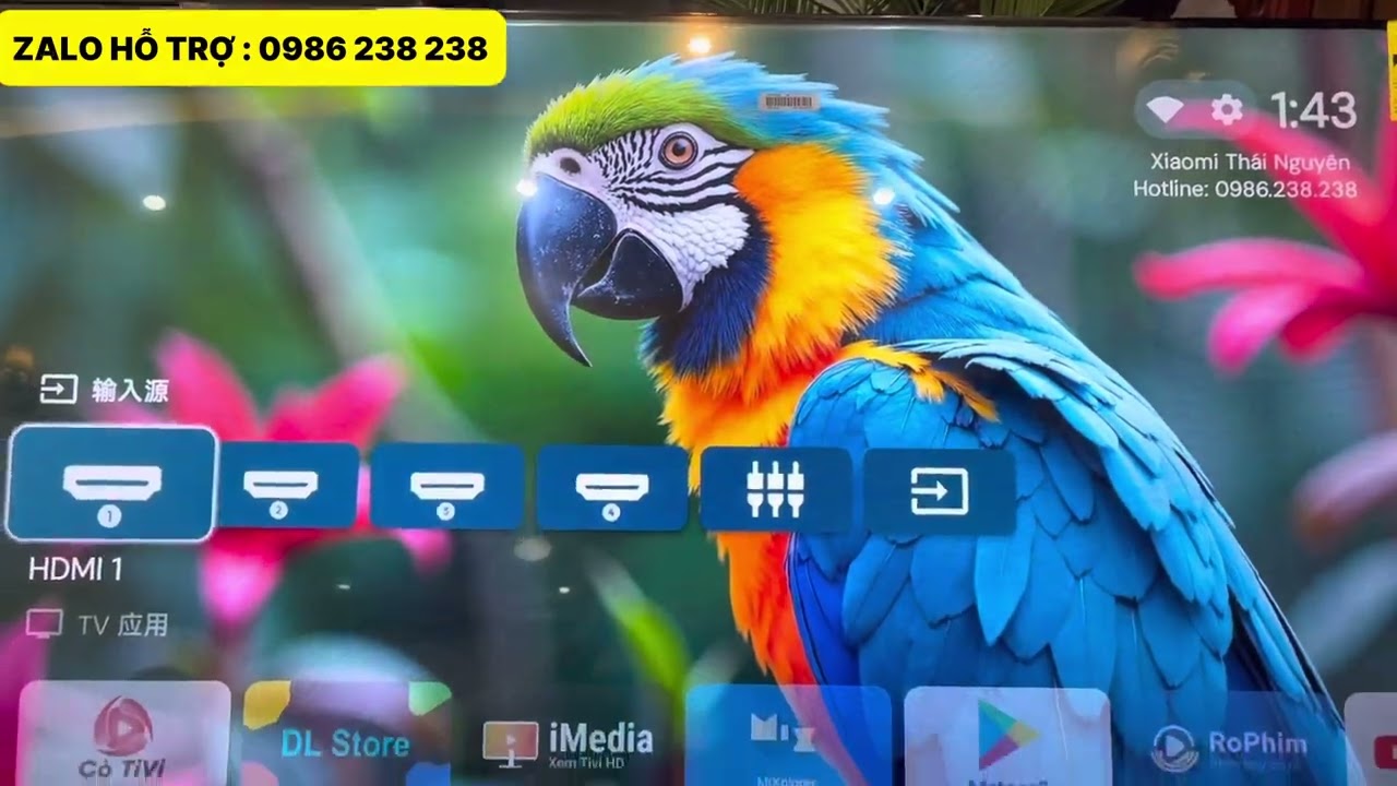 Hướng dẫn cài đặt tiếng việt cho tivi xiaomi