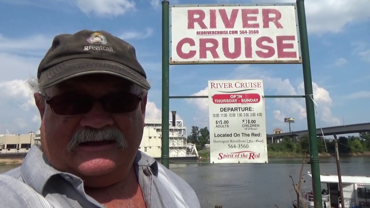 Cruising the Red River through Shreveport, Louisiana