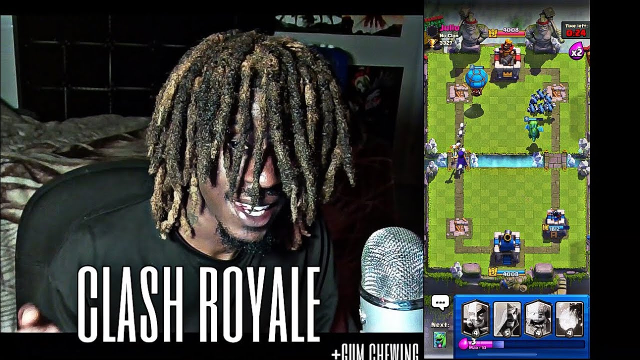 CLASHROYALE ASMR    +gum chewing 