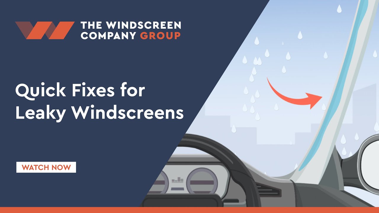 Quick Fixes for Leaky Windscreens