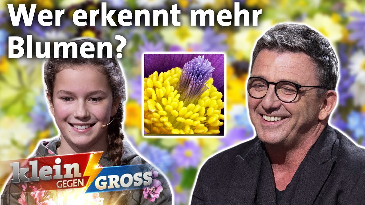 Lina vs. „Der Bergdoktor“: Wer erkennt mehr Blumen? | Klein gegen Groß