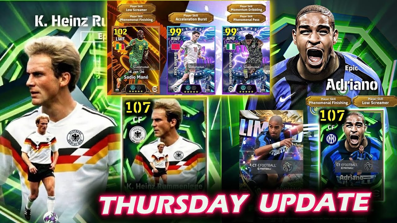 eFootball 2026 UPCOMING EPICS NEWS & THURSDAY Update Leaks🔥