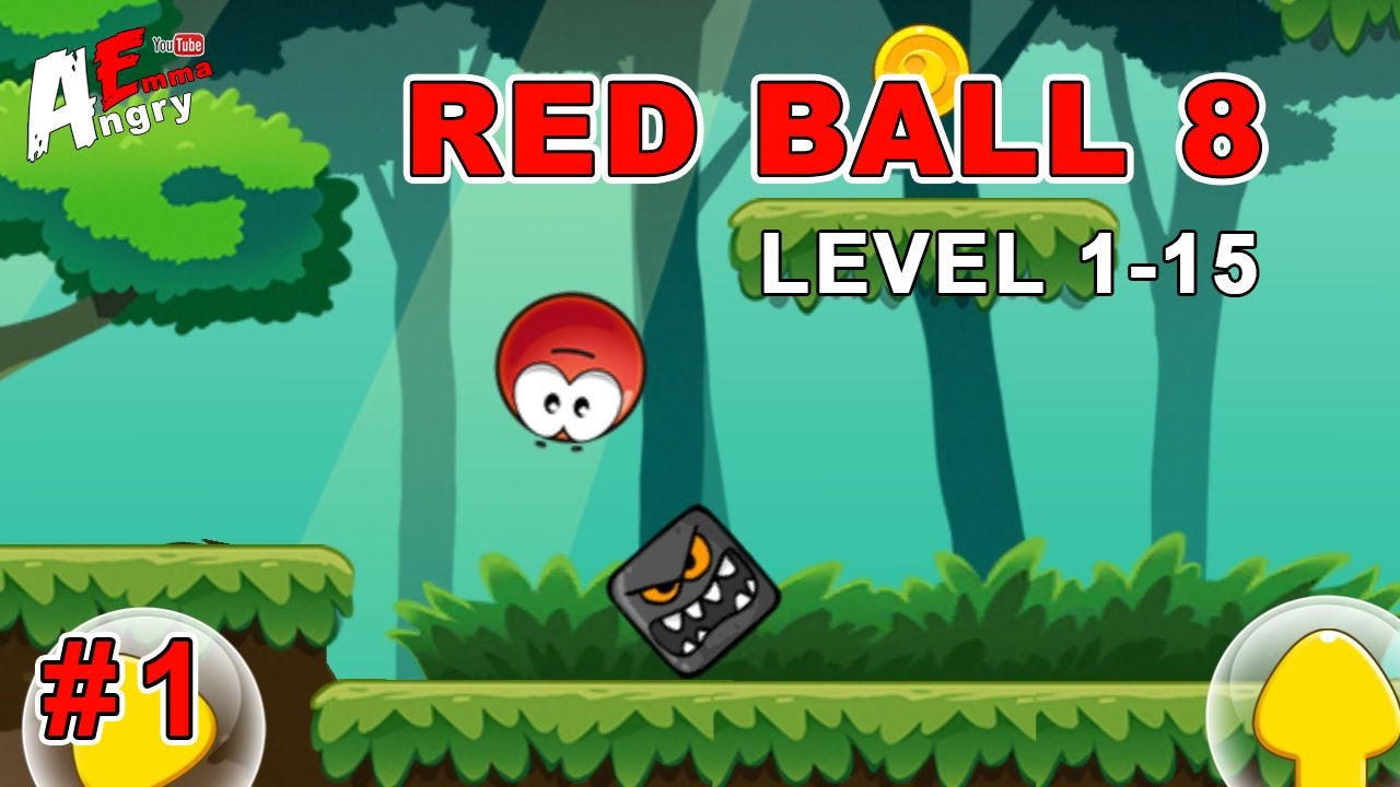 🔴Red Ball 8 (Early Access) - Gameplay #1 Level 1-15 MAP1 Jungle Forest (Android)
