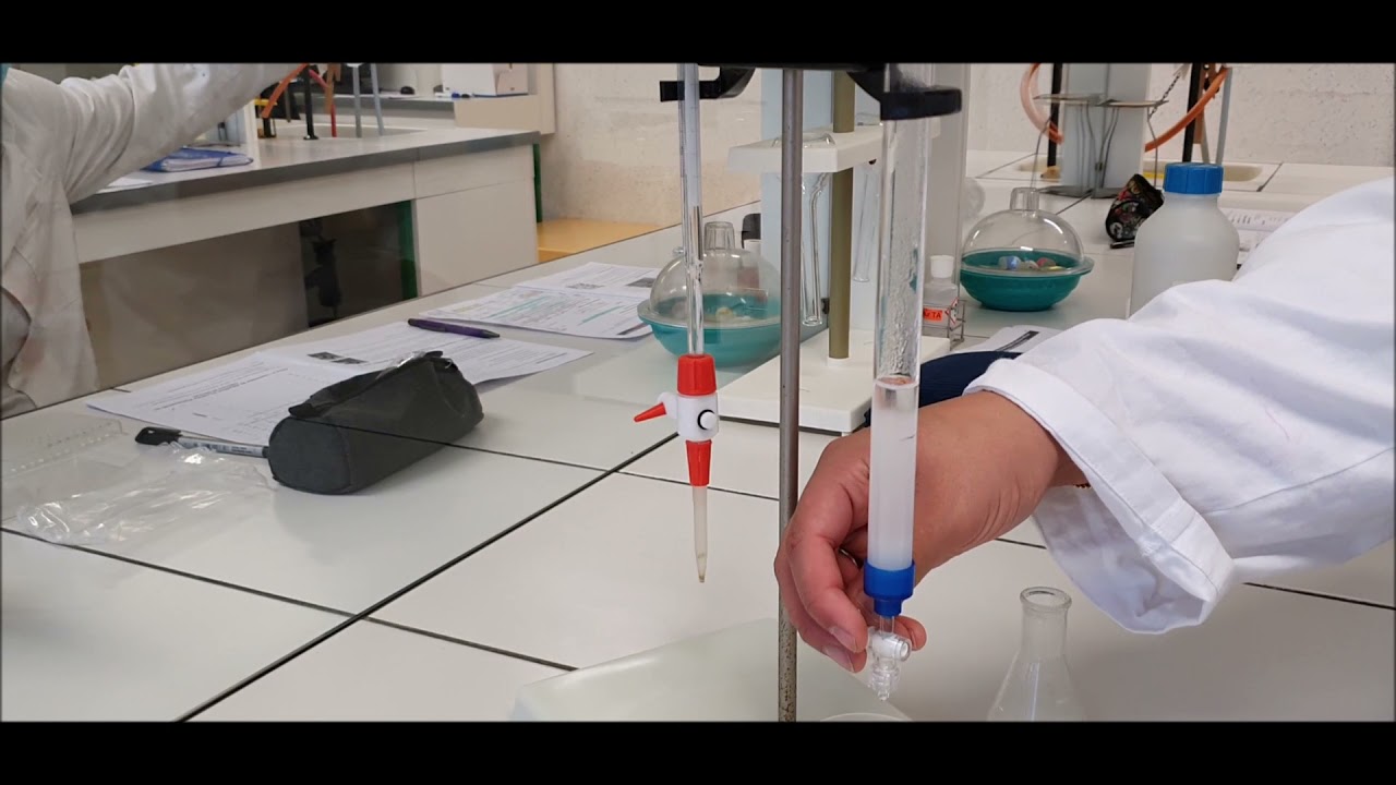 1. Préparation d'une colonne Séphadex pour réaliser une chromatographie d'exclusion