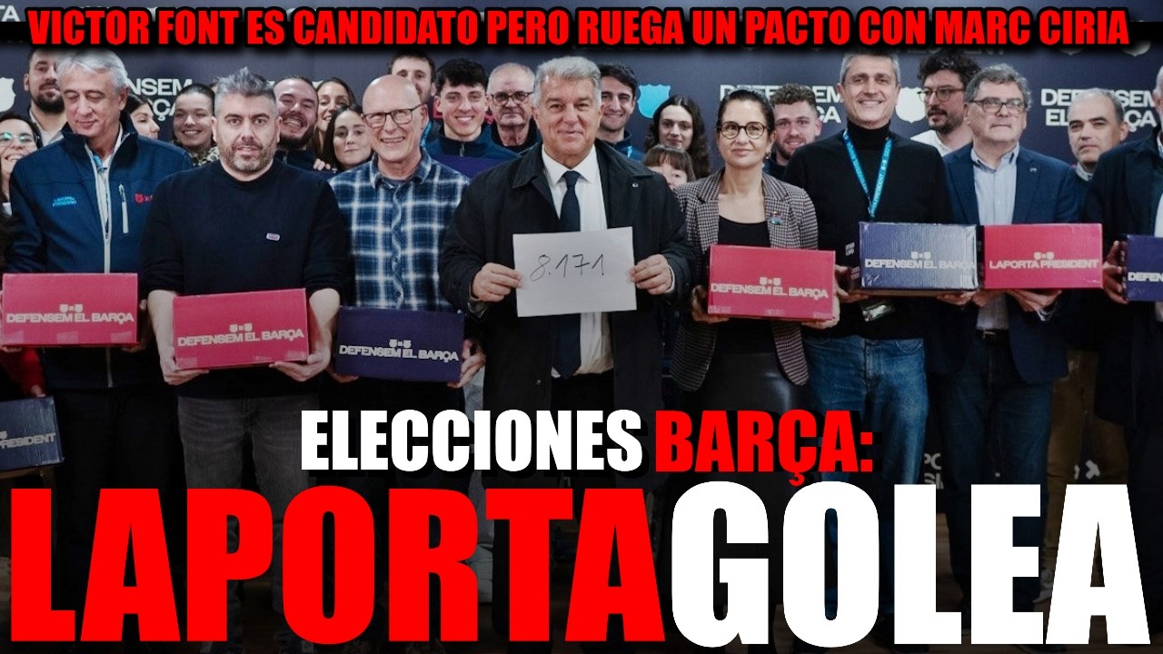 💣🚨 LAPORTA GOLEA A VICTOR FONT PERO ¡¡CUIDADO CON UN POSIBLE PACTO CON MARC CIRIA!! AÚN ES POSIBLE