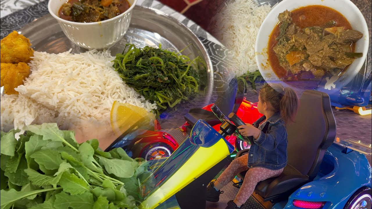 mustard greens kasto mitho canada ma afnai bari ma faleko sabji  canadalife #muttoncurry with rice🍚