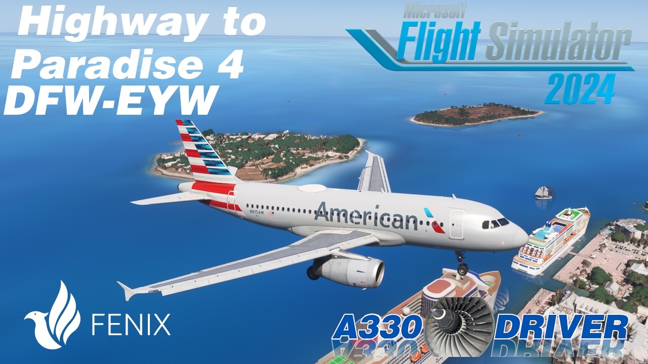 Airbus A319 | Ultra Short Runway Ops | Dallas - Key West | Real Airbus Pilot