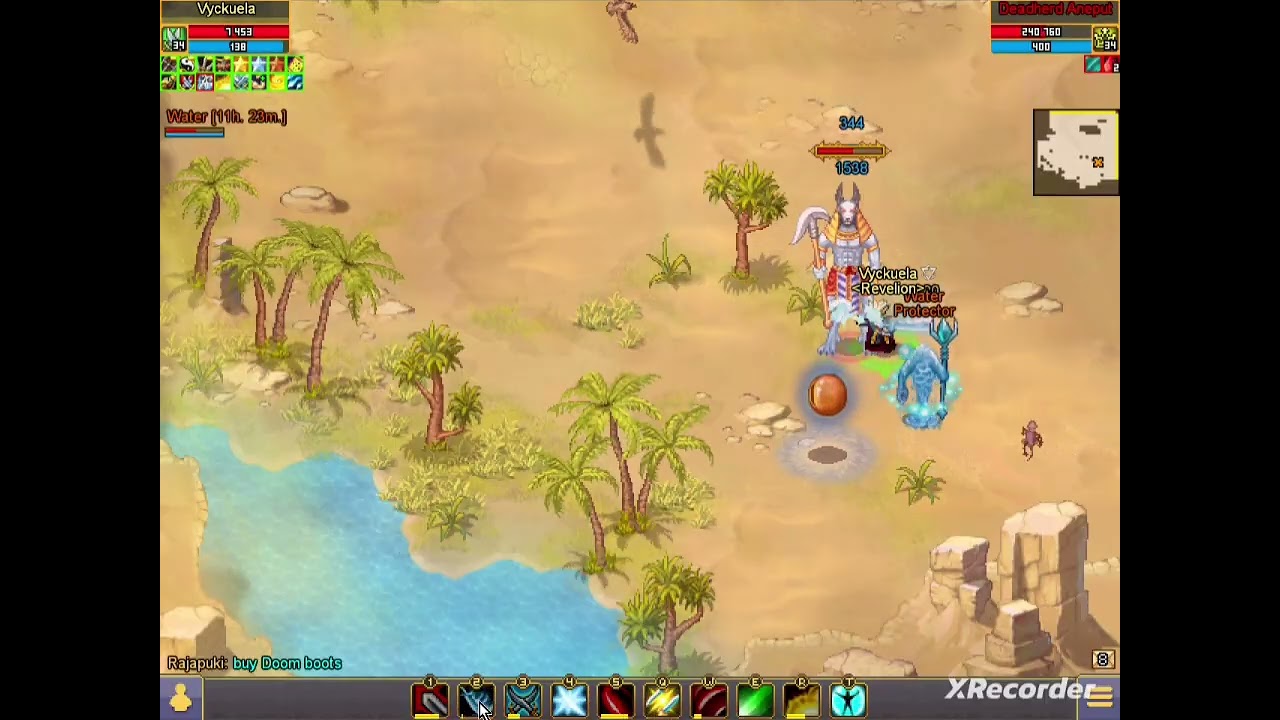 BD Soleando (Pet Tank) Boss Aneput, Almahad, Warspear Online.