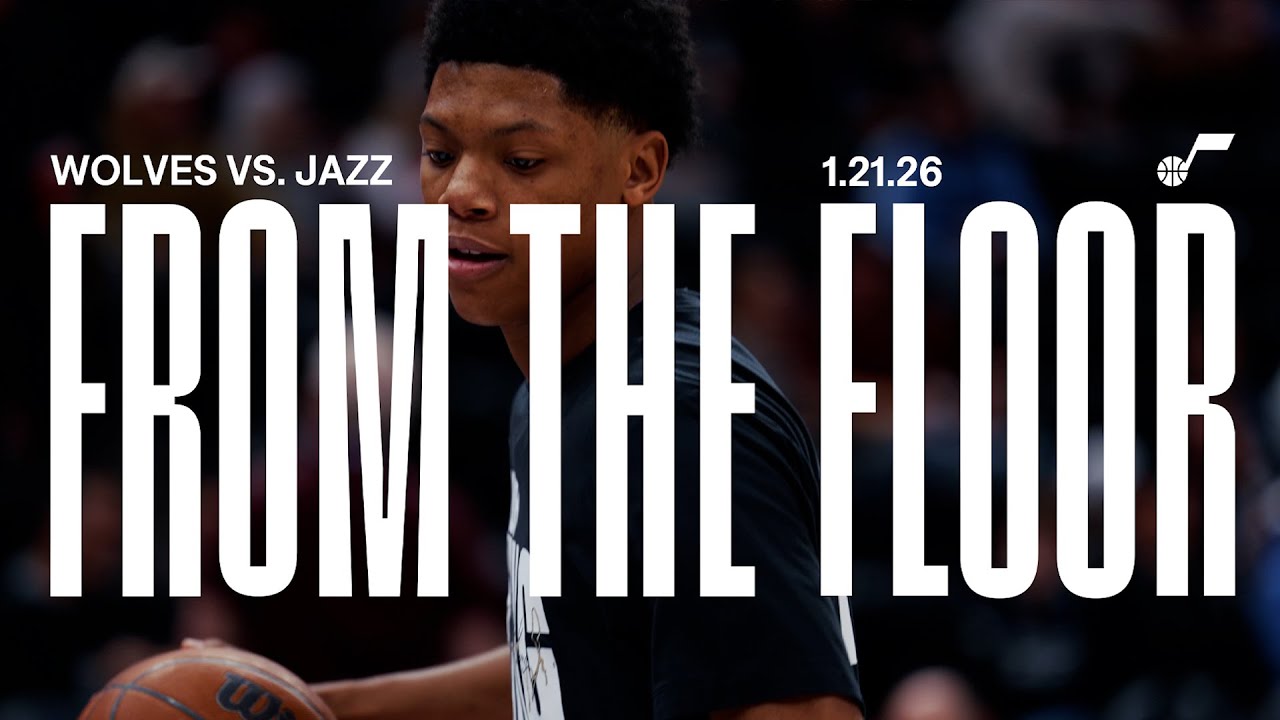 From the Floor: CAREER NIGHTS Secure BIG WIN vs WOLVES 🐺 | UTAH JAZZ 🎥
