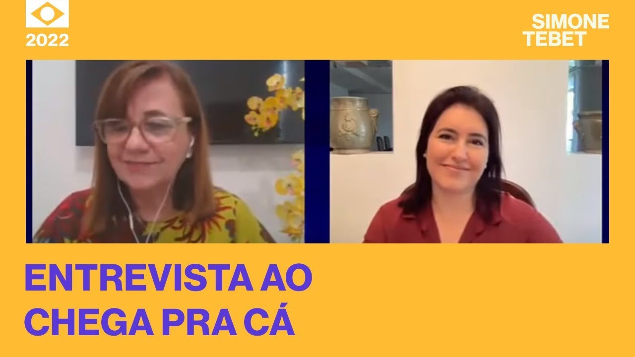 Simone Tebet - Entrevista ao Chega pra Cá