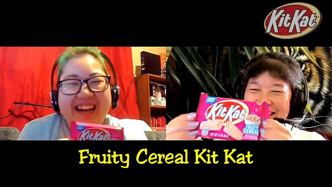 Fruity Cereal Kit Kat collab with Megan Munches #2021FallFlavors #Quarantine2021