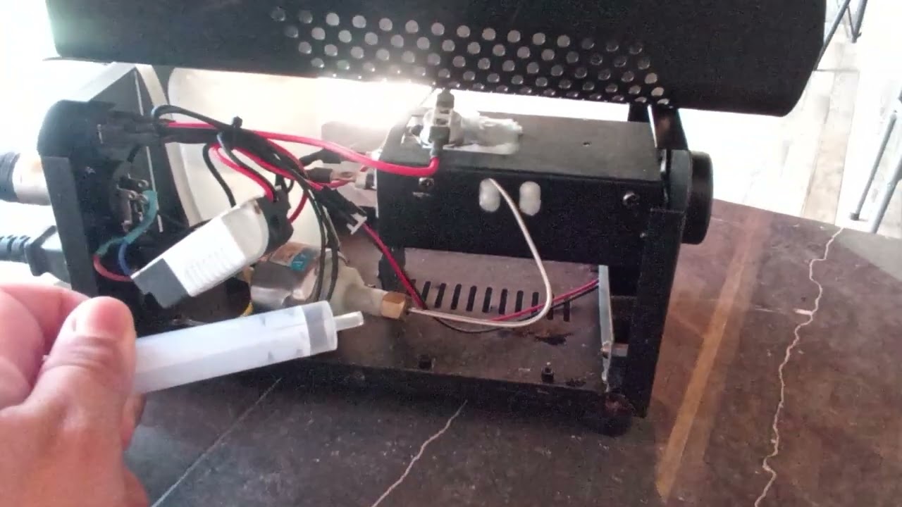 como limpar e desentupir maquina de fumaça