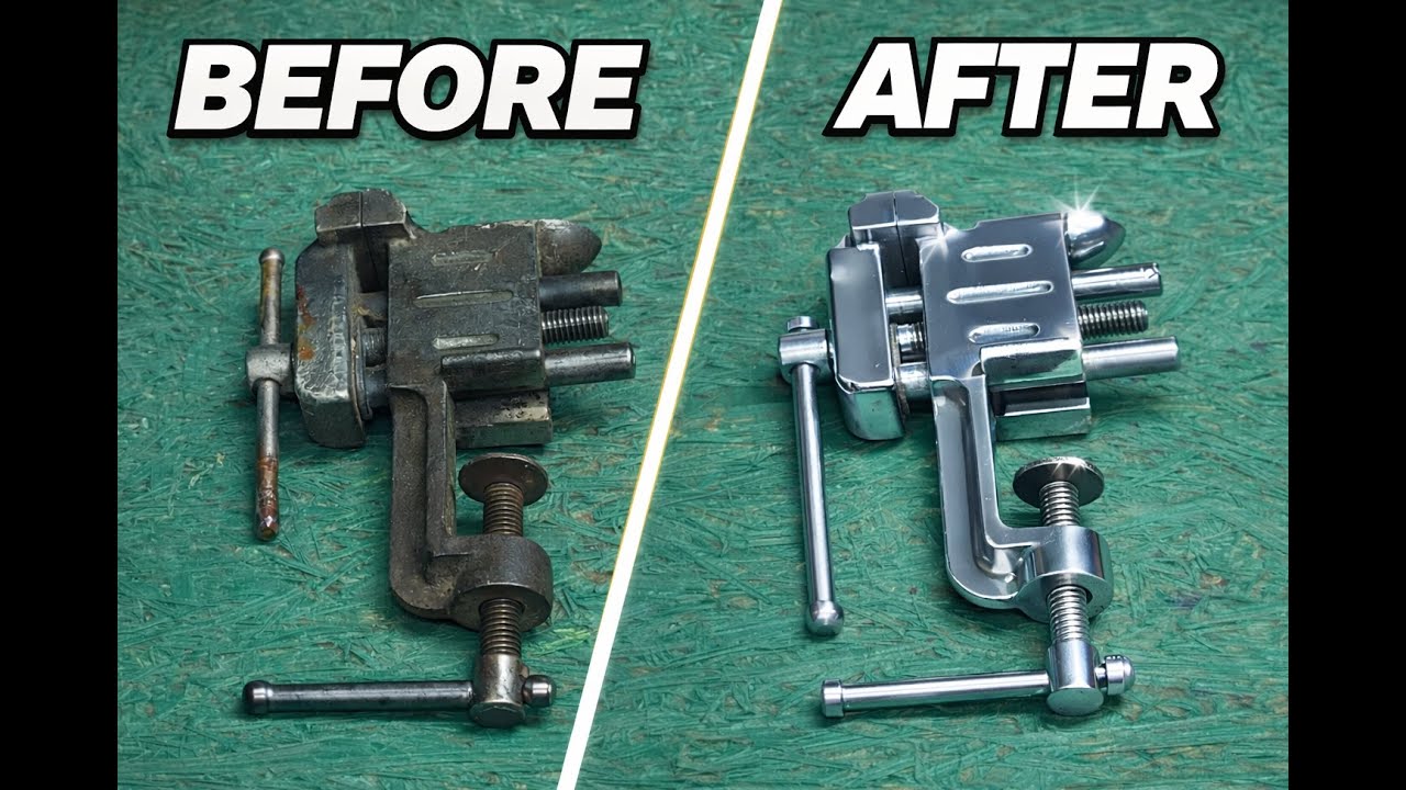 Old Locksmith's Vise/Stare Imadło Ślusarskie Renovation