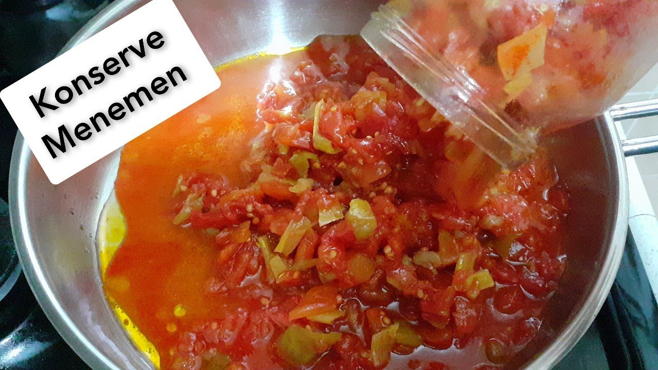 Konserve Menemen  Nasıl Hazırlanır | Menemen nasıl pişirilir |Menemen tarifi |Yemek Tarifleri