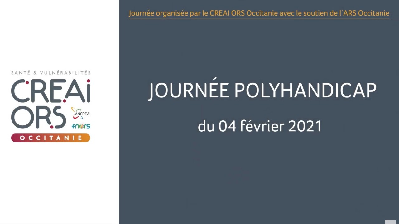 Colloque CREAI Polyhandicap Fevrier 2021