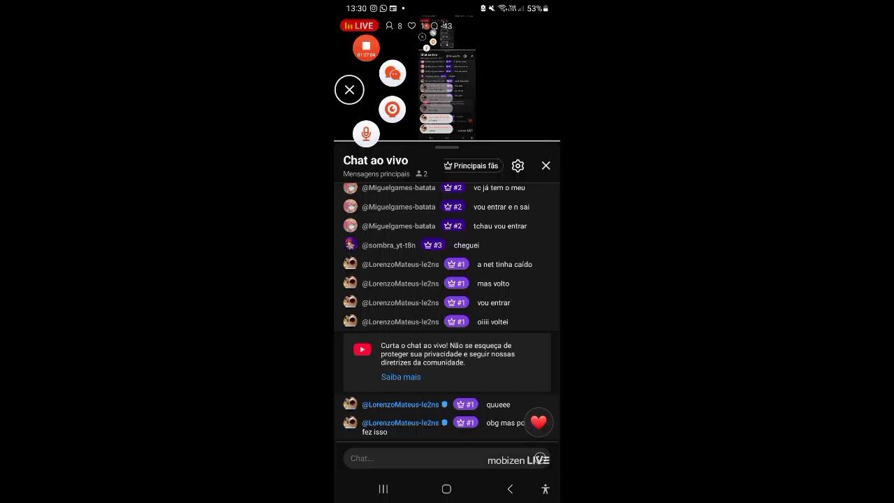 Live de rfs e roblox