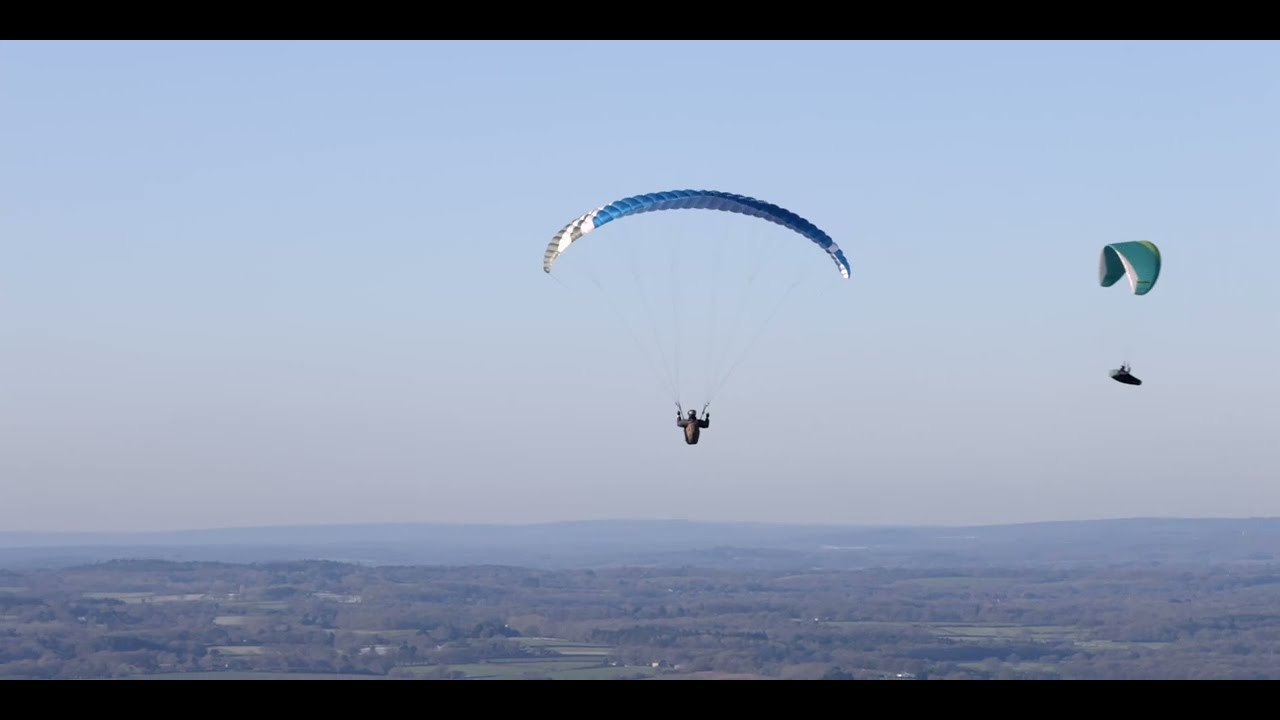 Devil Dyke Snow Paragliding Jan 2026