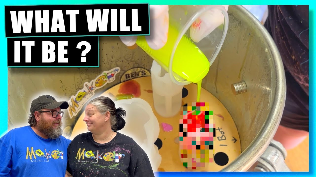 We Poured Resin Into Our MYSTERY Molds!