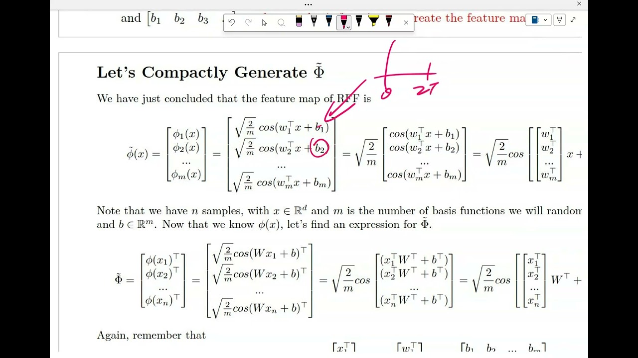 Nystroem and Random Fourier Feature (RFF) Part 4