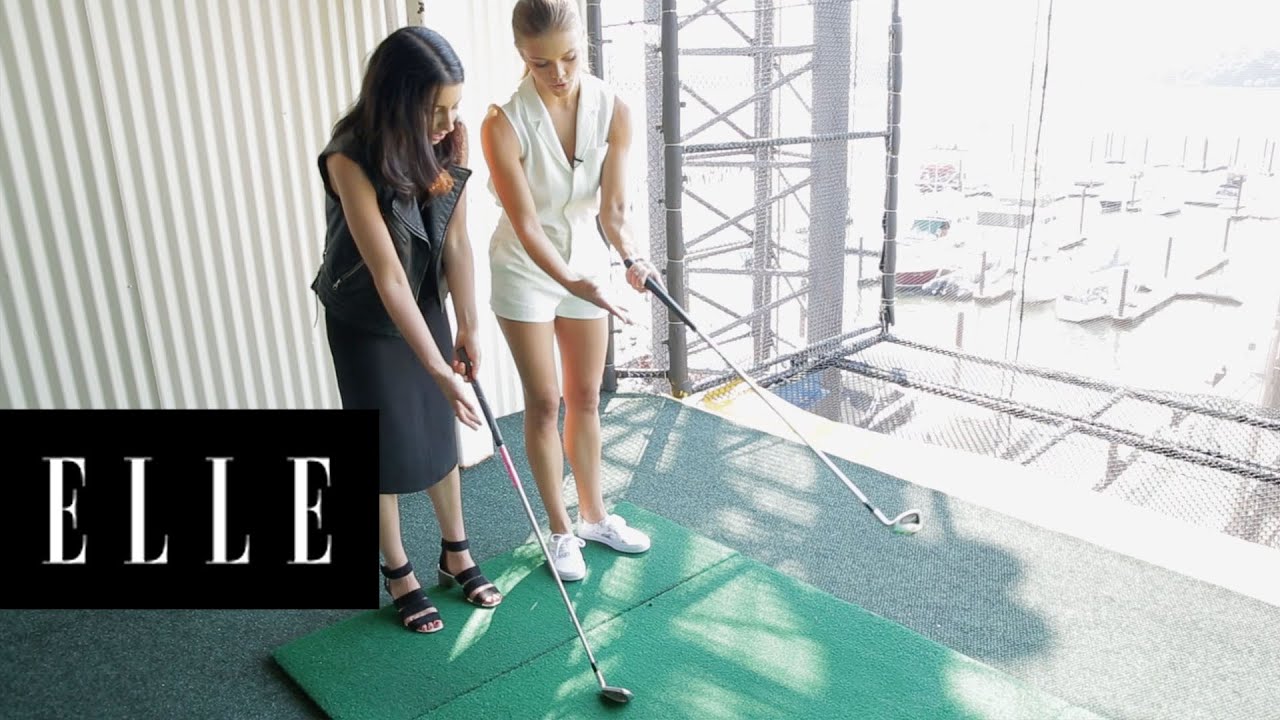 Nina Agdal Is My Golf Coach | ELLE