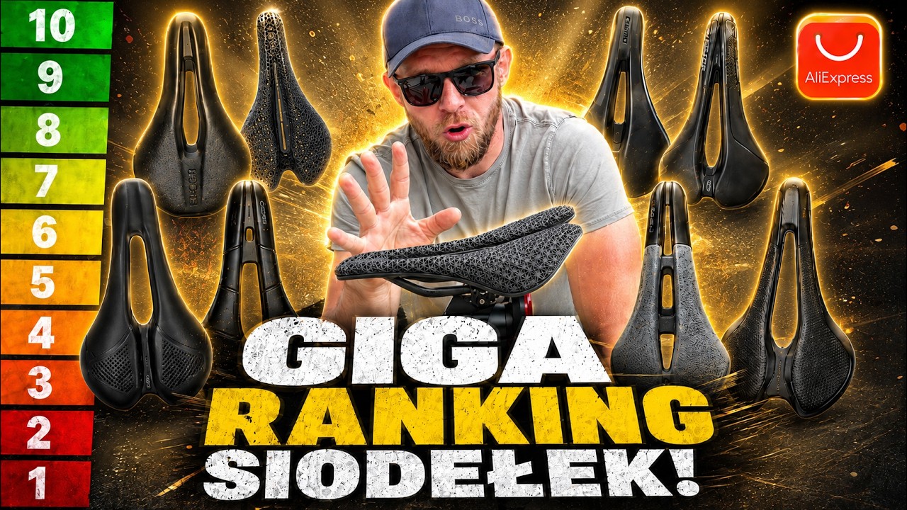 LEPSZE OD SPECA I FIZIKA? GIGA RANKING SIODEŁEK ROWEROWYCH 2026!