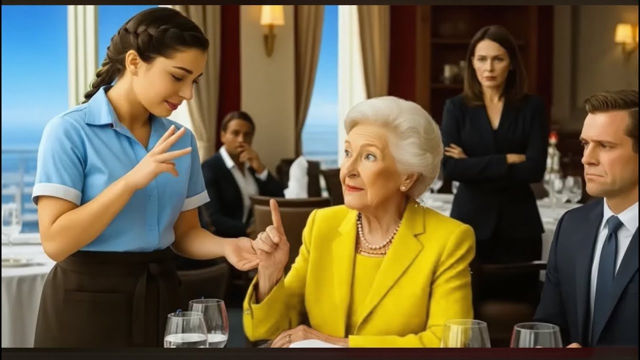 Uma humilde garçonete serve a mãe surda de um milionário — Seu segredo deixou todos sem palavras.