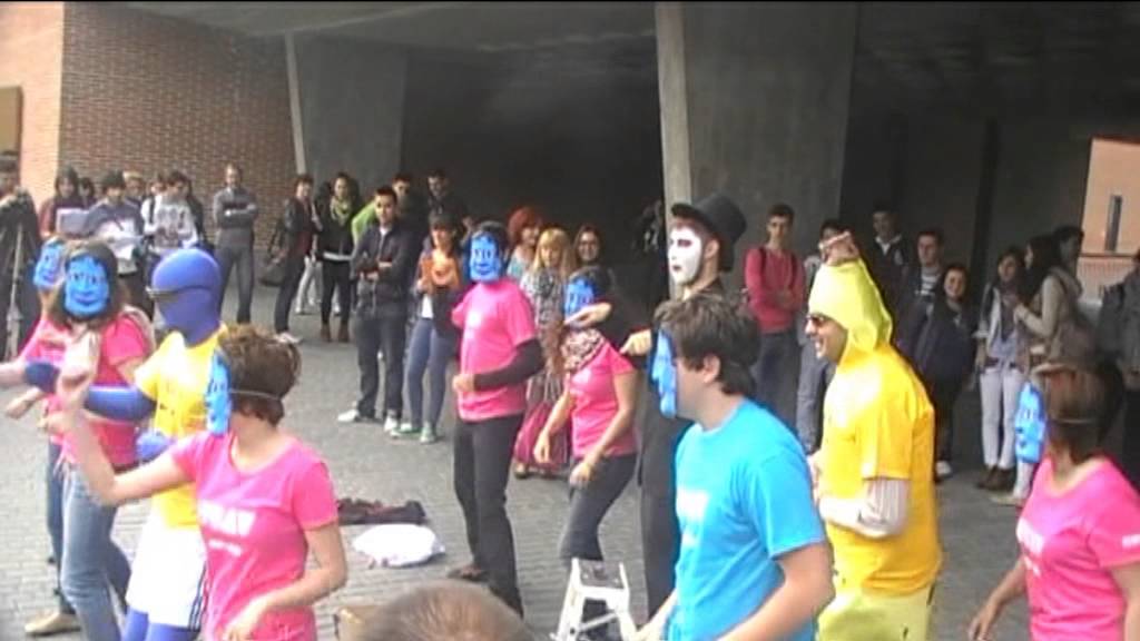 Performance + Flashmob de la Universidad Católica de Ávila