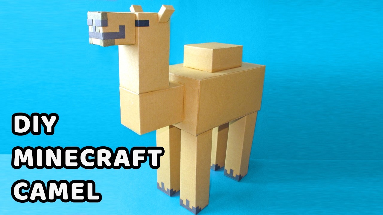 DIY Minecraft Camel from Scratch in 5 Easy Steps! | Paper Crafts