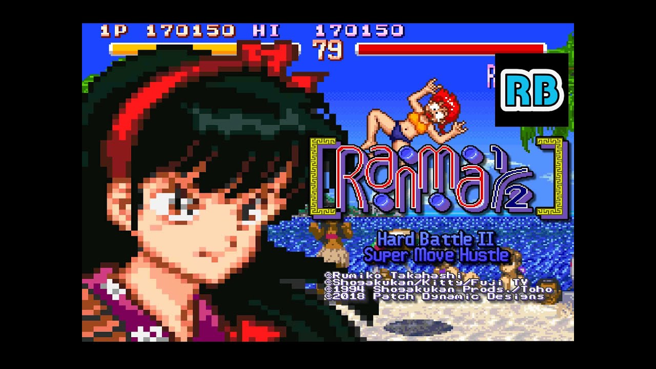 1994 [60fps] SFC Ranma 1-2 - Chougi Ranbu Hen Ukyo ALL (Eng Translation)