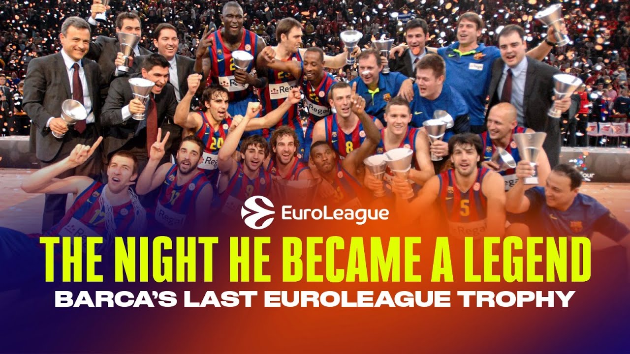 The Last Time Barcelona Lifted the Trophy | Barcelona - Olympiacos | Final Four Classic 2010
