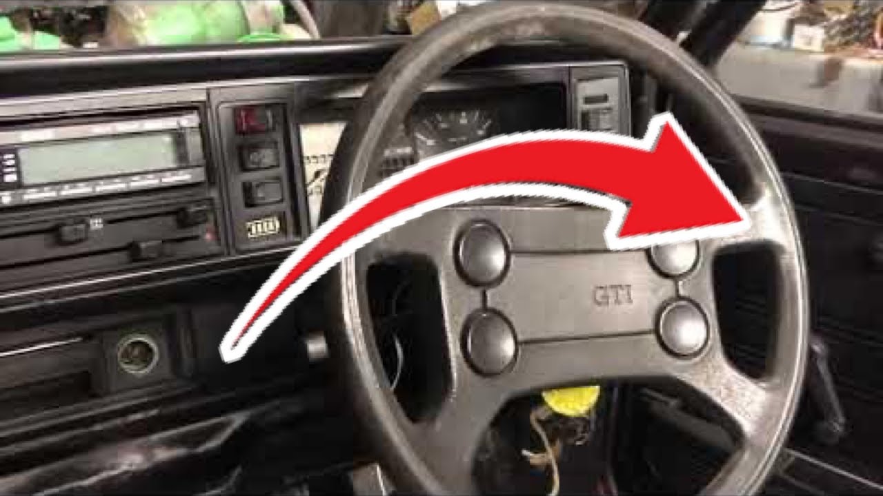 How to -Remove the dash board [ Vw Golf Mk1]