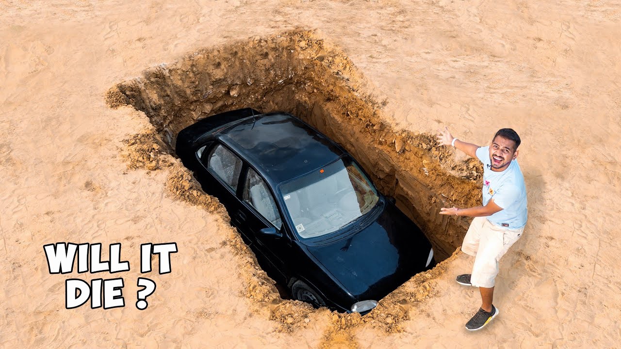 Will Car Survive Underground...For 6 Months ? Experiment😈