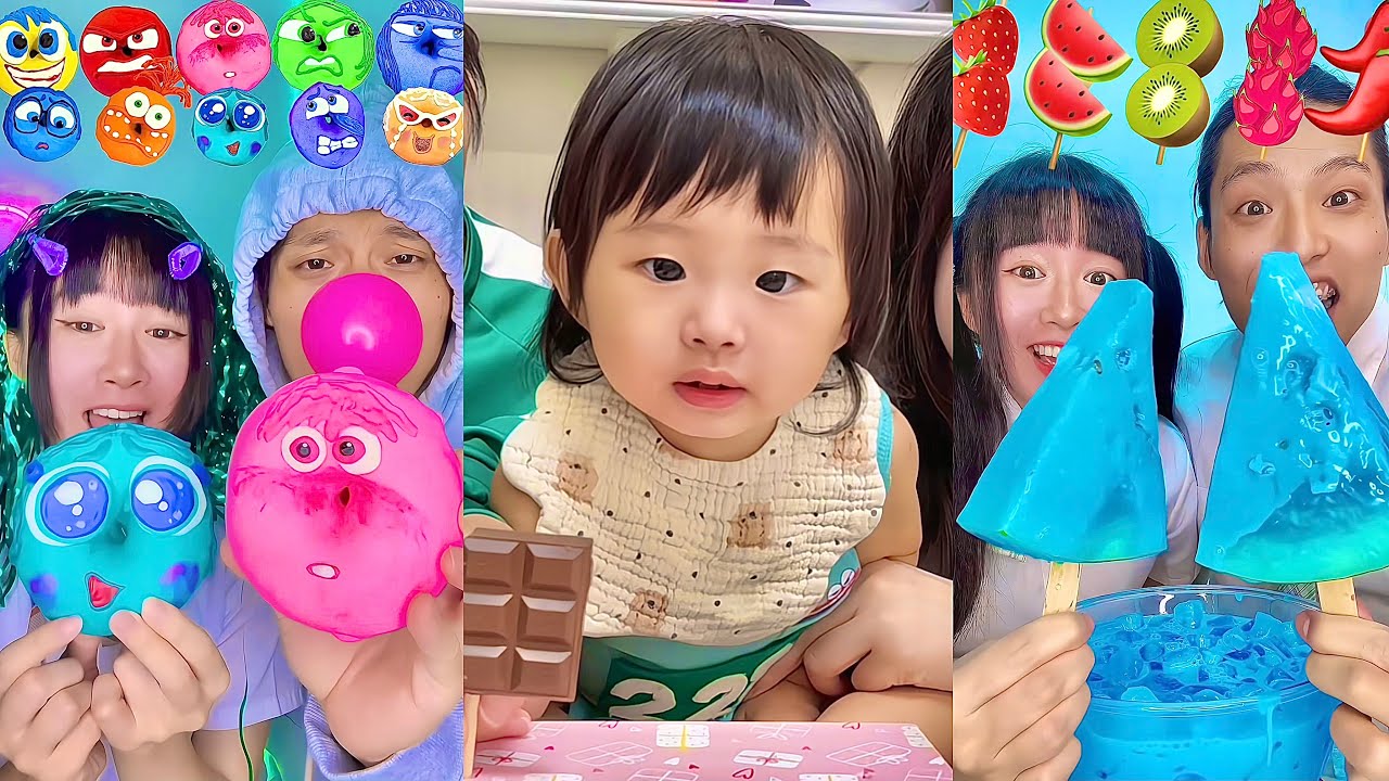 Random Emoji Food Challenge ASMR Compilation! 🥵bubble tea(Part196)