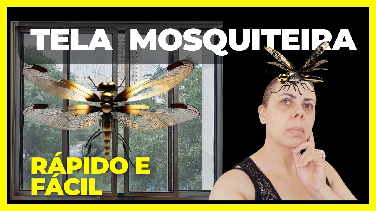 Tela mosquiteira rápido e fácil - Por que não pensei nisso antes?