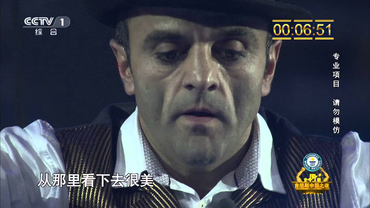 Guinness World Records 2016 Uzeyer Novruzov