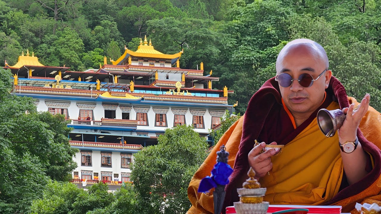 Welcoming Kyabje Namkhai Nyingpo Rinpochhe At UDC Monastery. @thebuddhistshow 