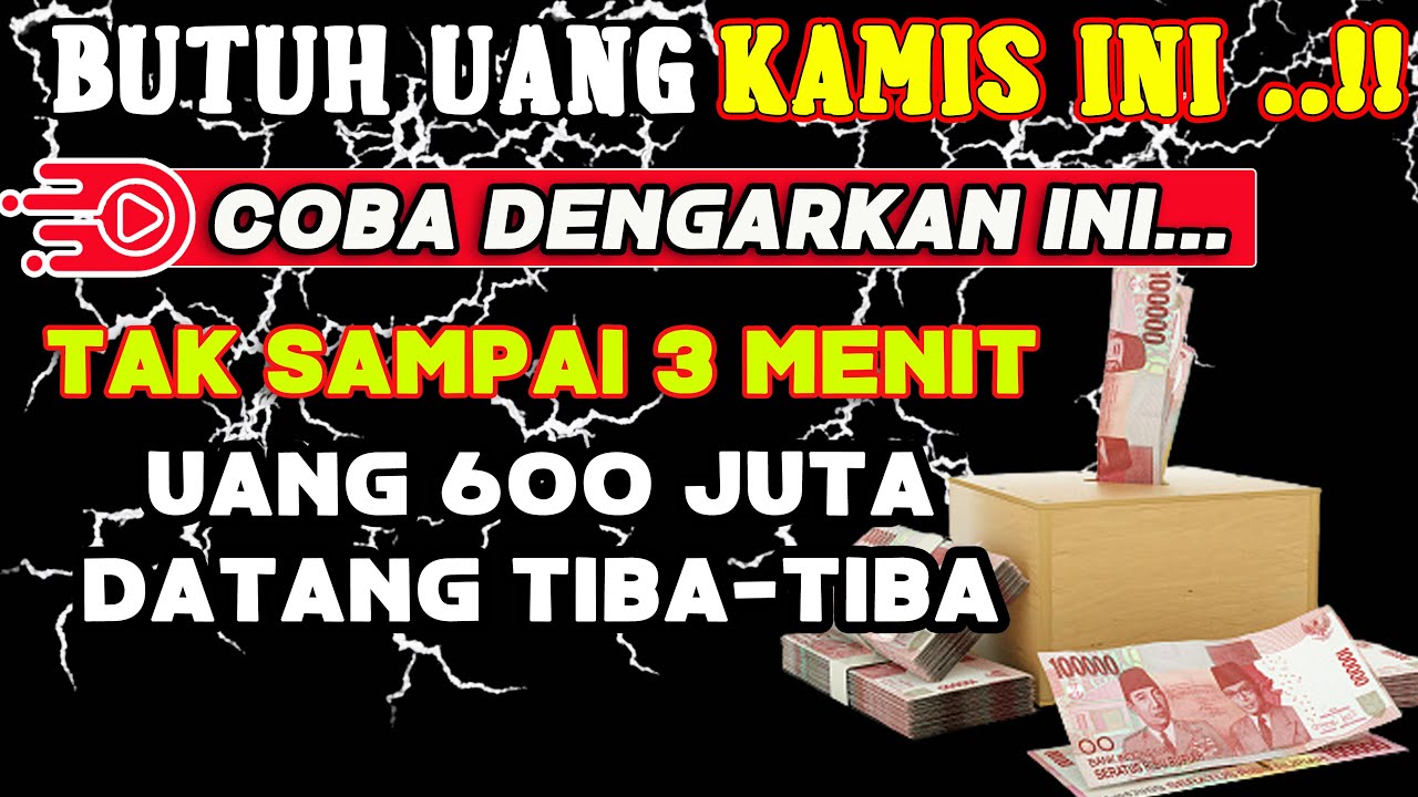 🔴ALHAMDULILLAH🤲 BARU PUTAR SEBENTAR UANG BENAR2 DATANG SENDIRI KE RUMAH, DOA KEKAYAAN NABI SULAIMAN