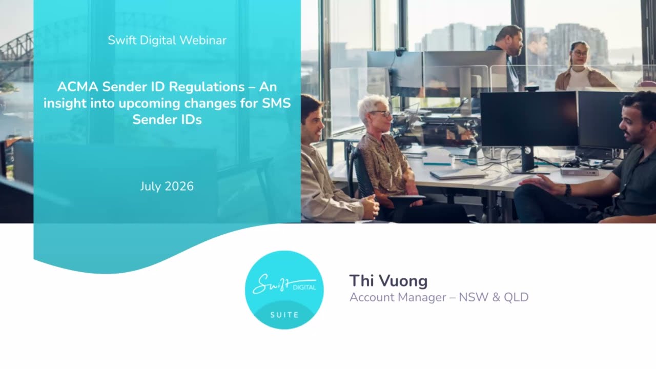 Swift Digital's SMS Compliance in Australia: Sender ID Rules & ACMA Guidelines Explained