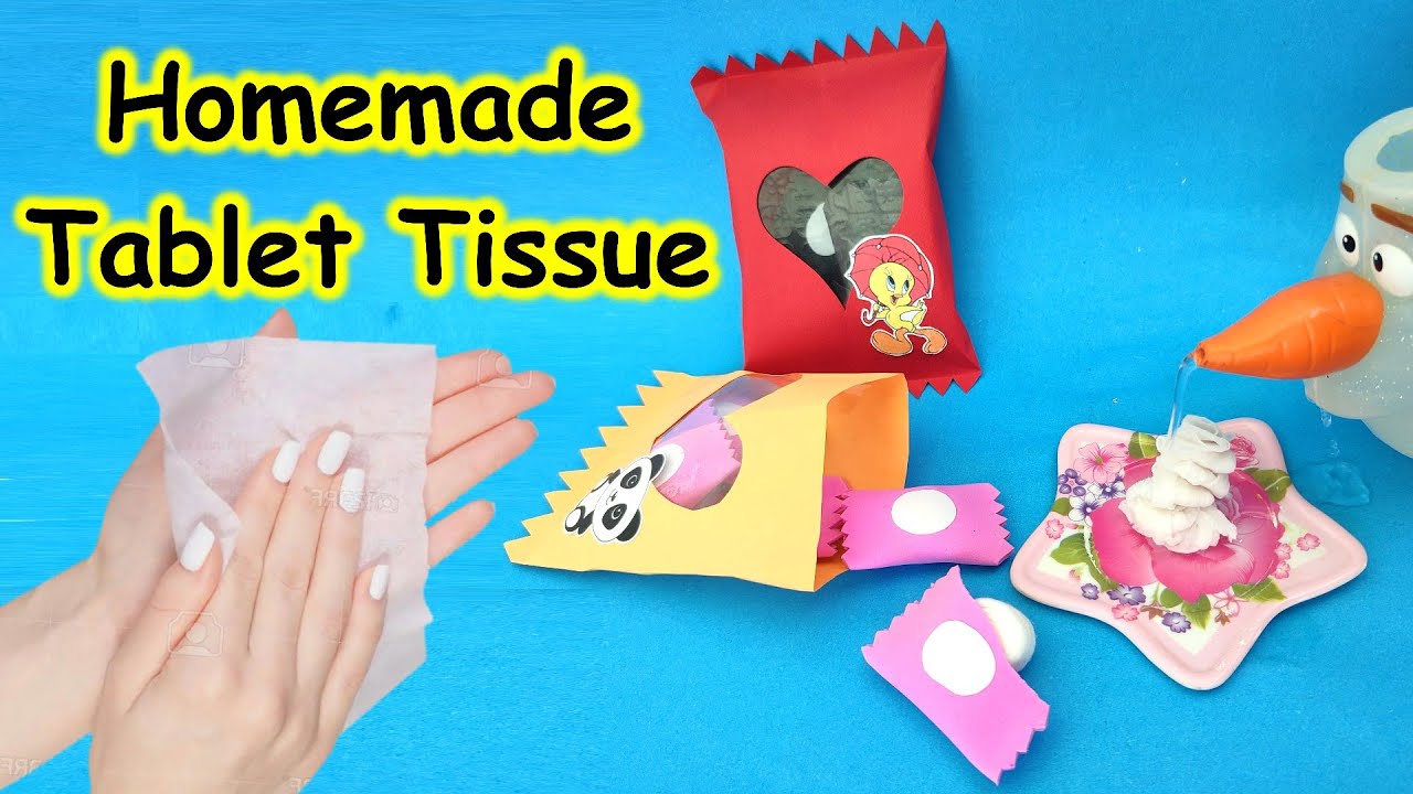 How to make tablet tissue paper at home 