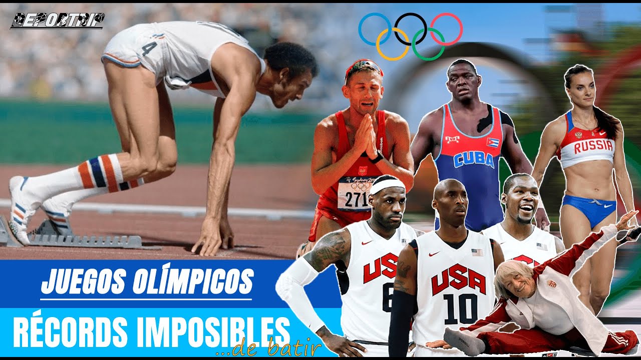 🚨Los R&Eacute;CORDS INSUPERABLES de los JUEGOS OL&Iacute;MPICOS 🚨👀😮 MARCAS que DIFICILMENTE se ROMPER&Aacute;N