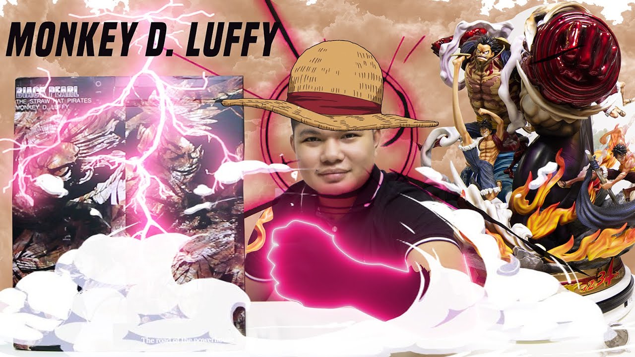 One Piece - Monkey D Luffy All Gear Resin Statue Unboxing (Black Pearl Studio)