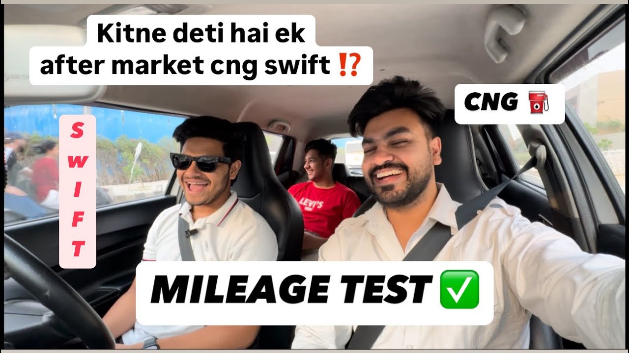 “Swift CNG Mileage Test 🔥 | Full Tank Se Zero Tak Kitna Chali?”