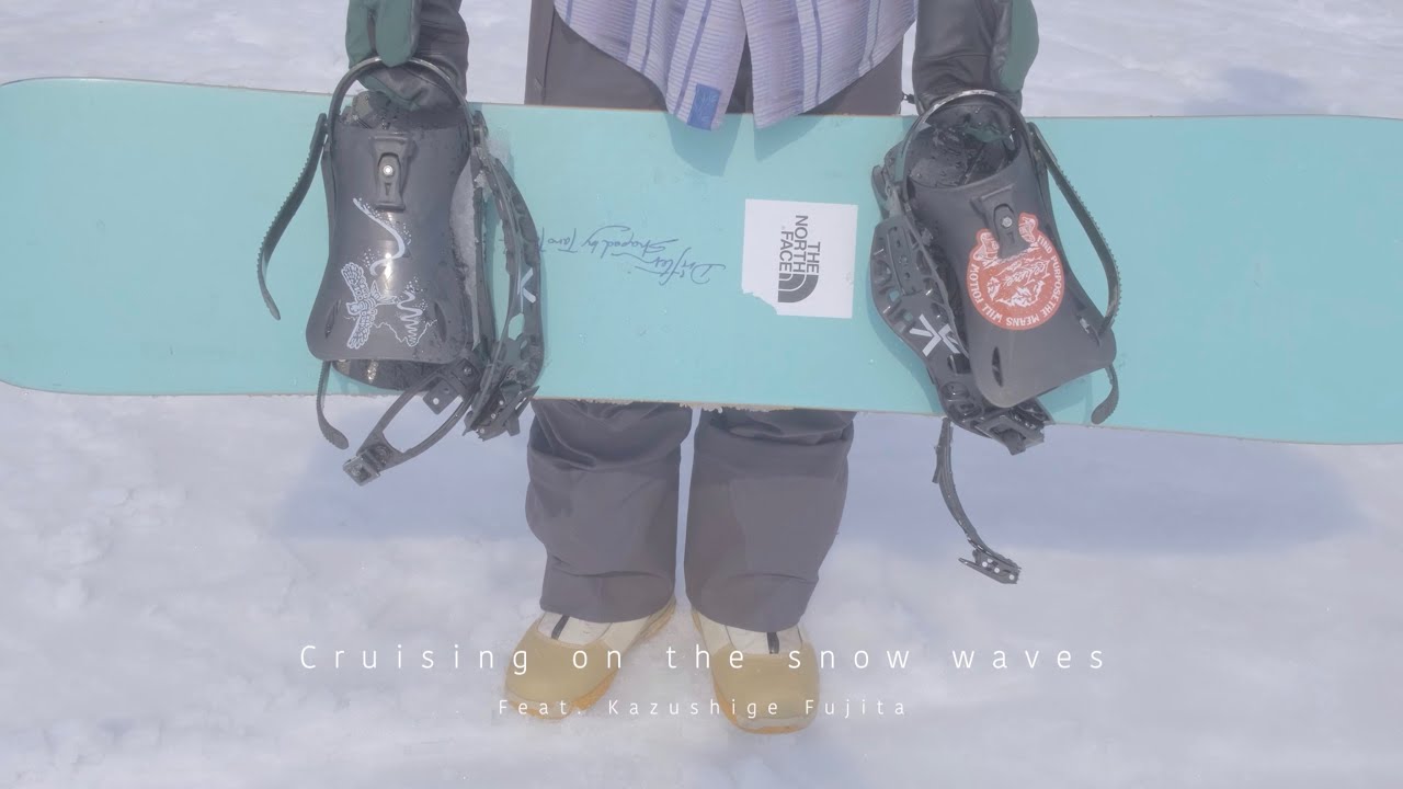 Kazushige Fujita "Cruising on the snow waves" by Gentemstick