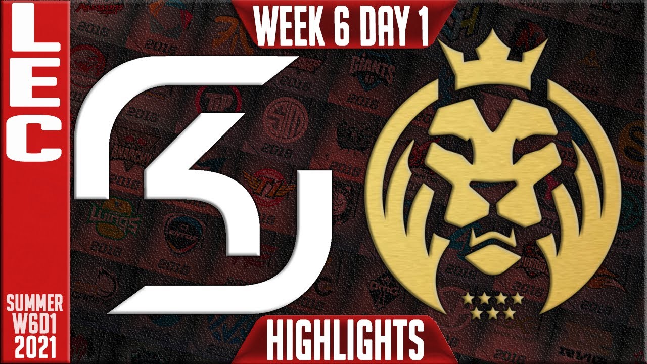 SK vs MAD Highlights | LEC Summer 2021 W6D1 \ SK Gaming vs MAD Lions